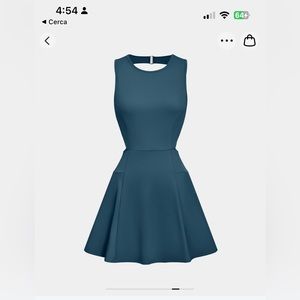 NWOT Halara Sleeveless Tie Back Cut Out Dress, Sz XL